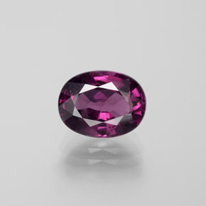 Granate rodolita Rojo frambuesa natural de 4.60 ct, Corte Óvalo, VS