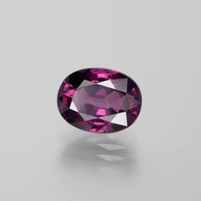 Granate rodolita Rojo frambuesa natural de 4.60 ct, Corte Óvalo, VS