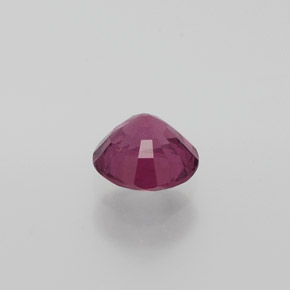 Granate rodolita rojo frambuesa natural de 1,11 ct, corte redondo, VS