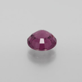 Granate rodolita Rojo frambuesa natural de 1.30 ct, Corte Redondo, VS