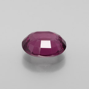 Granate rodolita rojo natural de 2,74 ct, corte óvalo, VS