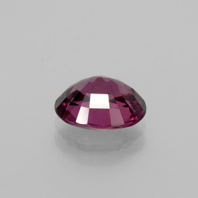 Granate rodolita rojo natural de 2,10 ct, corte óvalo, VS