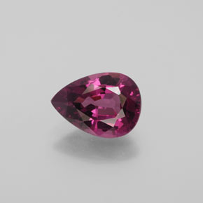 Granate rodolita Rojo frambuesa natural de 2.25 ct, En forma de pera, VS