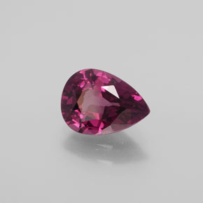 Granate rodolita Rojo frambuesa natural de 2.25 ct, En forma de pera, VS