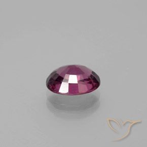 Granate rodolita Púrpura oscuro medio natural de 2.19 ct, Ovalada, VS