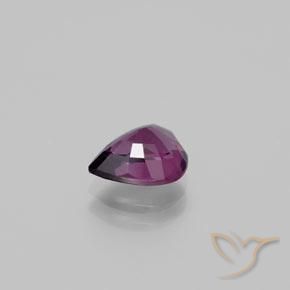 Granate rodolita Púrpura oscuro natural de 1.59 ct, En forma de pera, VS