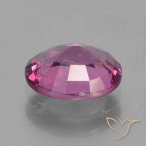 Granate rodolita Rojo frambuesa natural de 1.18 ct, Ovalada, VS