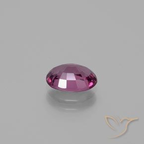 Granate rodolita Púrpura oscuro natural de 1.50 ct, Ovalada, VS