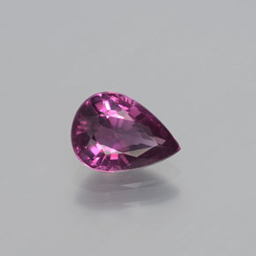 Granate rodolita Rojo frambuesa natural de 1.37 ct, En forma de pera, VS