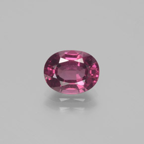 Granate rodolita Púrpura baya rosado intenso natural de 1.98 ct, Corte Óvalo, VS