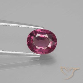1.64ct Natural Rosado magenta Granate Rodolita, Ovalada, VS