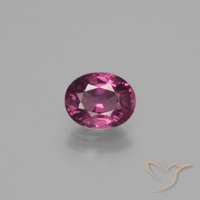 1.62ct Natural Rosado magenta intenso Granate Rodolita, Ovalada, VS