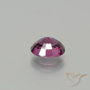 Granate rodolita Púrpura oscuro natural de 1.48 ct, Ovalada, VS
