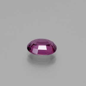 Granate rodolita púrpura natural de 1,51 ct, corte óvalo, VS