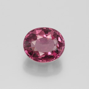 Granate rodolita púrpura natural de 1,69 ct, corte óvalo, VVS-VS