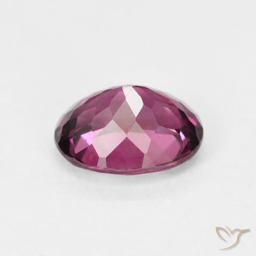 Granate rodolita Púrpura oscuro natural de 1.92 ct, Ovalada, VS