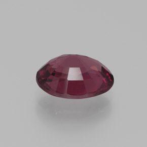 Granate rodolita rojo natural de 2,05 ct, corte óvalo, VVS-VS