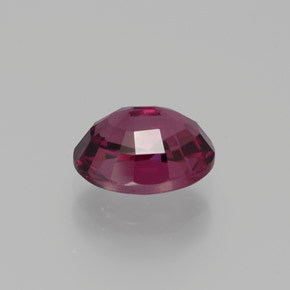 Granate rodolita rojo natural de 1,82 ct, corte óvalo, VVS-VS