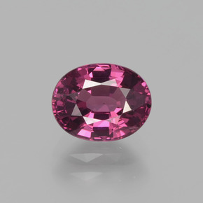 Granate rodolita púrpura natural de 1,62 ct, corte óvalo, VS-SI