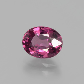 Granate rodolita púrpura natural de 1,62 ct, corte óvalo, VS-SI