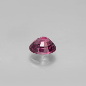 Granate rodolita rojo natural de 1,52 ct, corte óvalo, VVS-VS