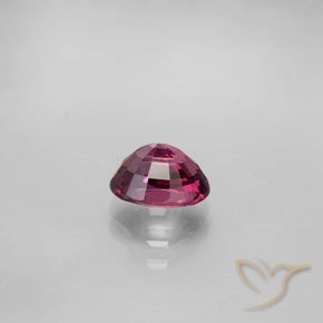 Granate rodolita Púrpura intenso natural de 1.42 ct, Corte Óvalo, VVS-VS