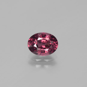 Granate rodolita púrpura natural de 1,49 ct, corte óvalo, VS