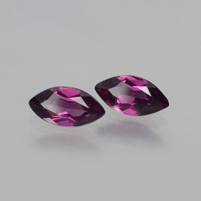 Gemas de granate rodolita rojo natural de  ct, marquesa, VS