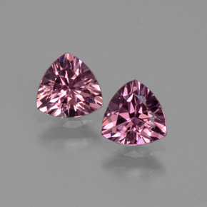 Gemas de granate rodolita rosa natural de  ct, trillón, VVS-VS
