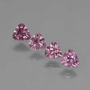 Gemas de granate rodolita rosa natural de  ct, trillón, VS