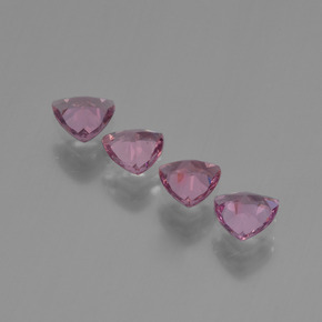 Gemas de granate rodolita rosa natural de  ct, trillón, VS