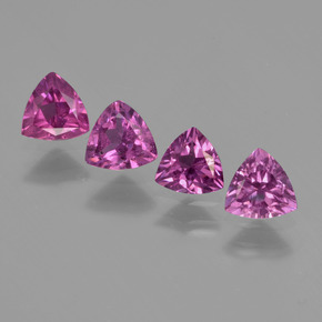 Gemas de granate rodolita rojo natural de  ct, trillón, VS