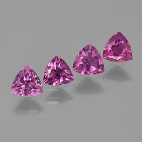 Gemas de granate rodolita rojo natural de  ct, trillón, VS