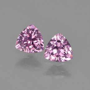 Gemas de granate rodolita rosa natural de  ct, trillón, VVS