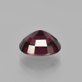 Granate rodolita rojo natural de 3,11 ct, corte óvalo, VS