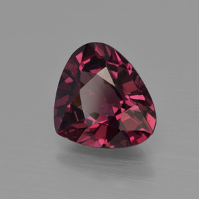Granate rodolita Rojo frambuesa natural de 3.25 ct, En forma de pera, VVS-VS