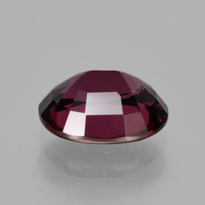 Granate rodolita rojo natural de 2,11 ct, corte óvalo, VVS