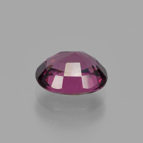 Granate rodolita rojo natural de 1,89 ct, corte óvalo, VS