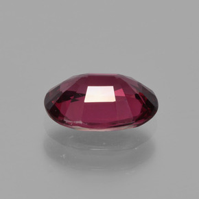 Granate rodolita rojo natural de 1,32 ct, corte óvalo, VS