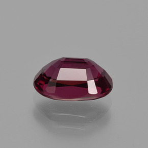 Granate rodolita rojo natural de 2,01 ct, corte óvalo, VVS