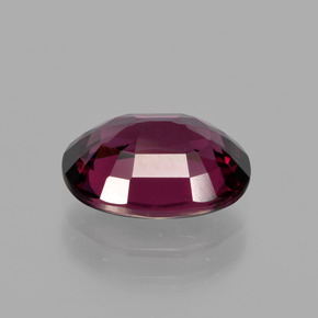 Granate rodolita rojo frambuesa natural de 2,59 ct, corte óvalo, VVS-VS