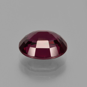 Granate rodolita rojo natural de 2,62 ct, corte óvalo, VS