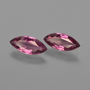 Gemas de Granate rodolita Púrpura baya rosado natural de 1.98 ct, Marquesa, VS