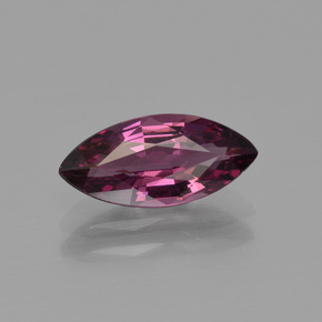 Granate rodolita rojo natural de 1,53 ct, marquesa, VS