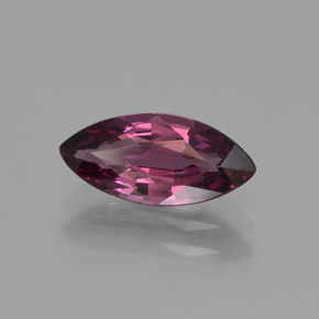 Granate rodolita rojo natural de 1,53 ct, marquesa, VS
