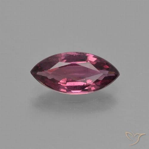 1.45ct Natural Rosado magenta Granate rodolita, Marquesa, VS