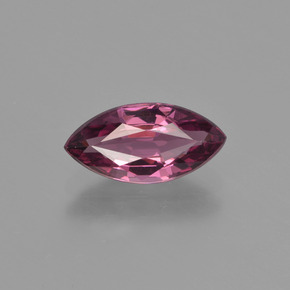 Granate rodolita rojo natural de 1,46 ct, marquesa, VS