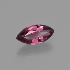 Granate rodolita rojo natural de 1,46 ct, marquesa, VS