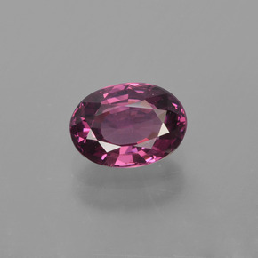 Granate rodolita púrpura natural de 1,14 ct, corte óvalo, VVS-VS