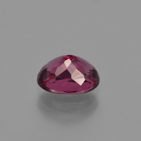 Granate rodolita rojo natural de 1,29 ct, corte óvalo, VVS-VS